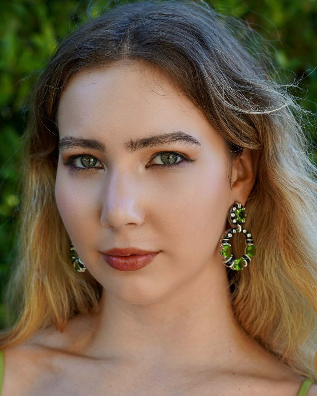 Nida Enamel Earrings