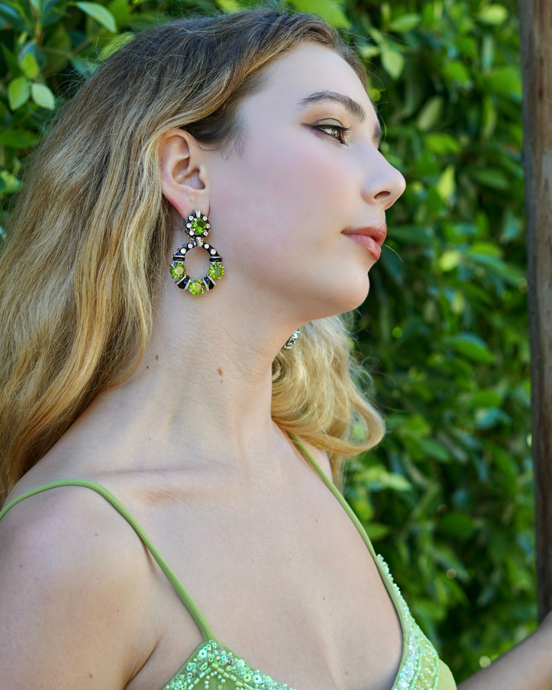 Nida Enamel Earrings