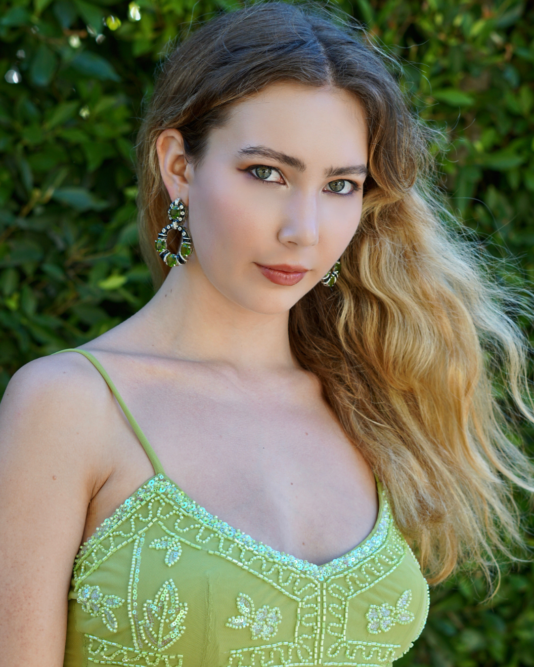 Nida Enamel Earrings