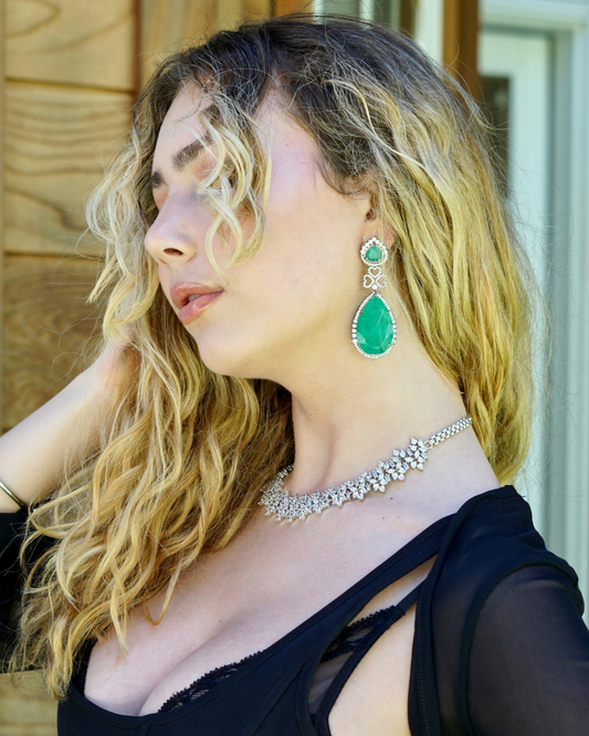 Timeless Emerald Earrings