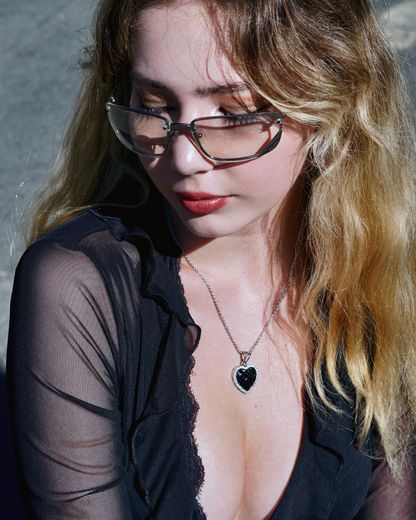Black Heart Necklace