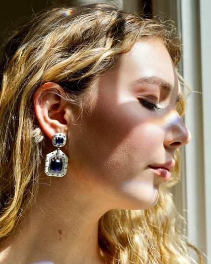 White Lilly Earrings