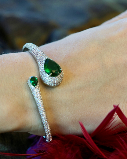 Emerald Serpent Bracelet