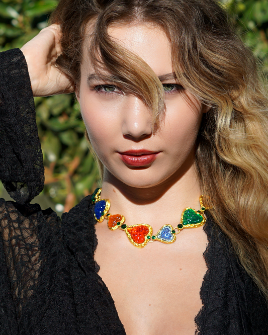 LA Hearts Necklace